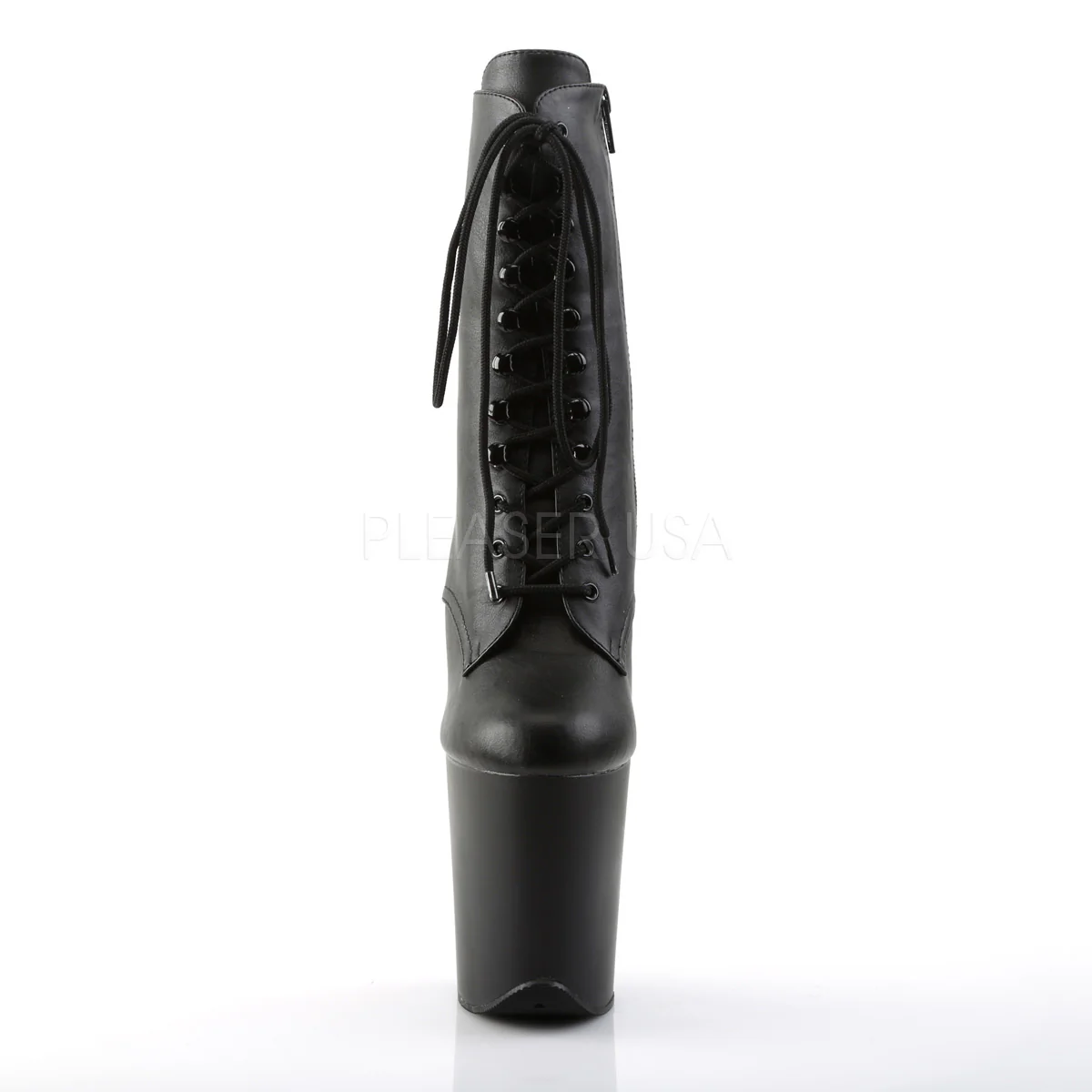 FLAMINGO-1020  Black Faux Leather/Black Matte - Image 2