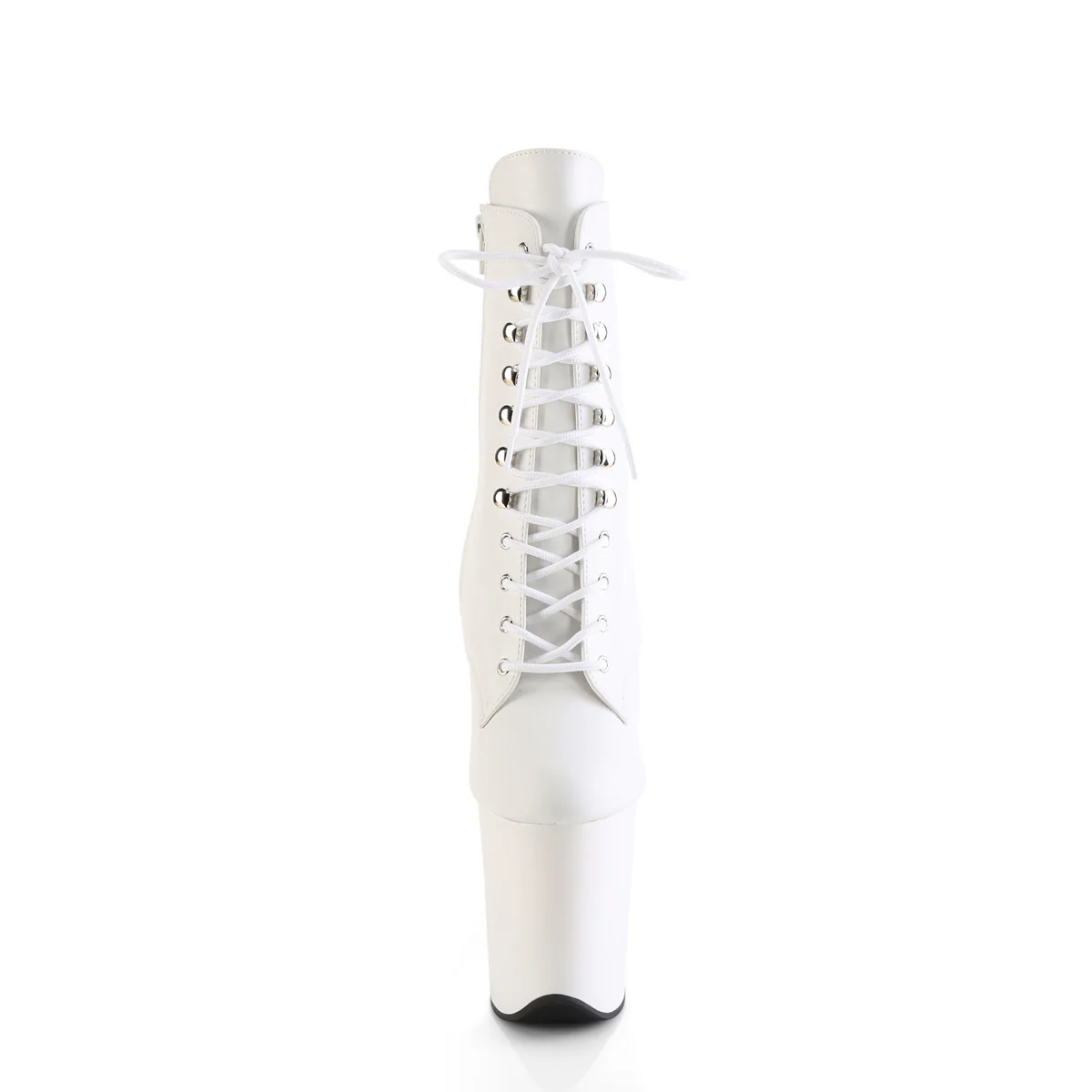 FLAMINGO-1020  White Faux Leather/White Matte - Image 2