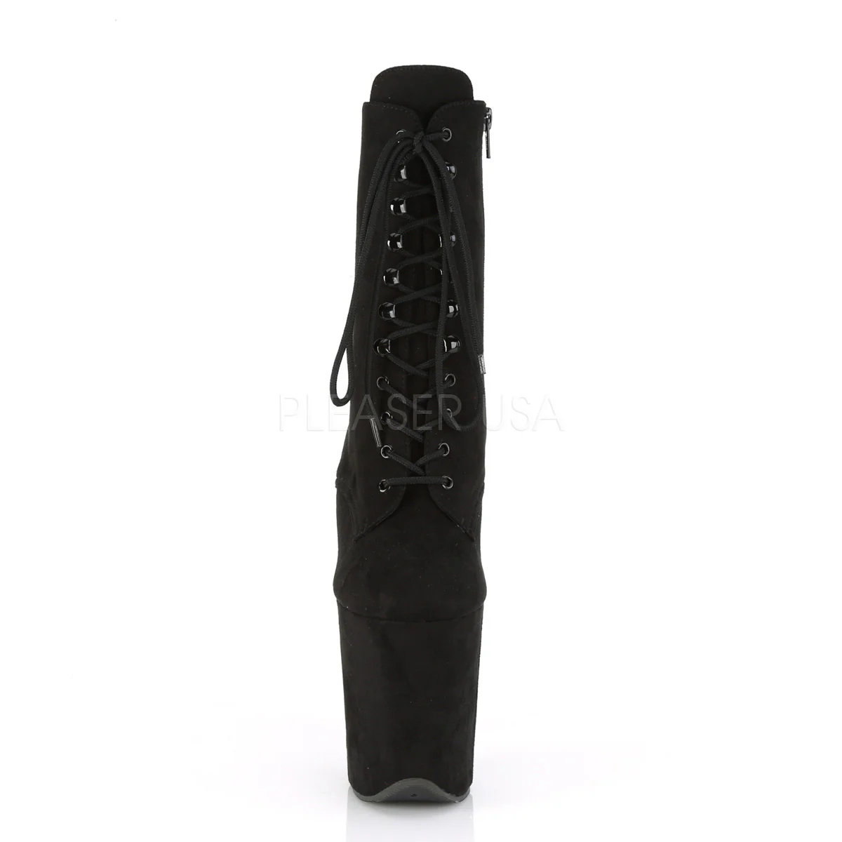 FLAMINGO-1020FS  Black Faux Suede/Black Faux Suede - Image 2