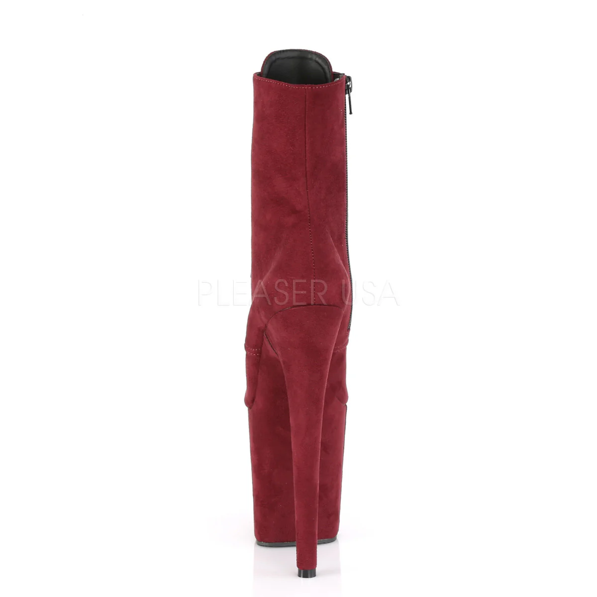 FLAMINGO-1020FS Burgundy Faux Suede/Burgundy Faux Suede - Image 3