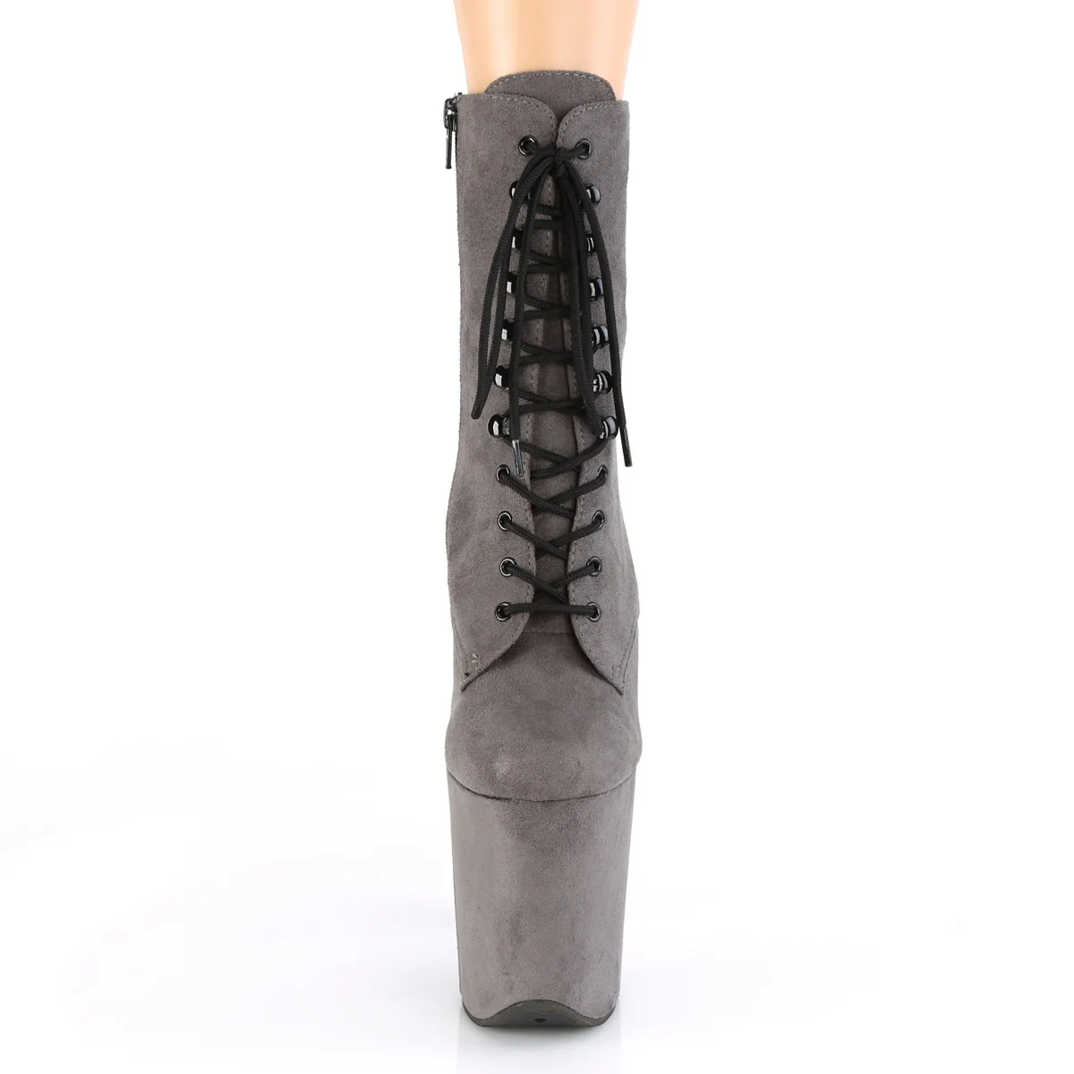 FLAMINGO-1020FS  Grey Faux Suede/Grey Faux Suede - Image 2