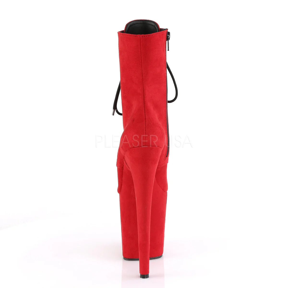 FLAMINGO-1020FS Red Faux Suede/Red Faux Suede - Image 3