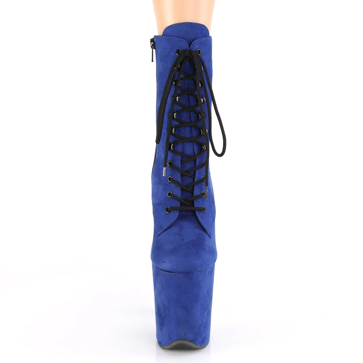 FLAMINGO-1020FS  Royal Blue Faux Suede/Royal Blue Faux Suede - Image 2