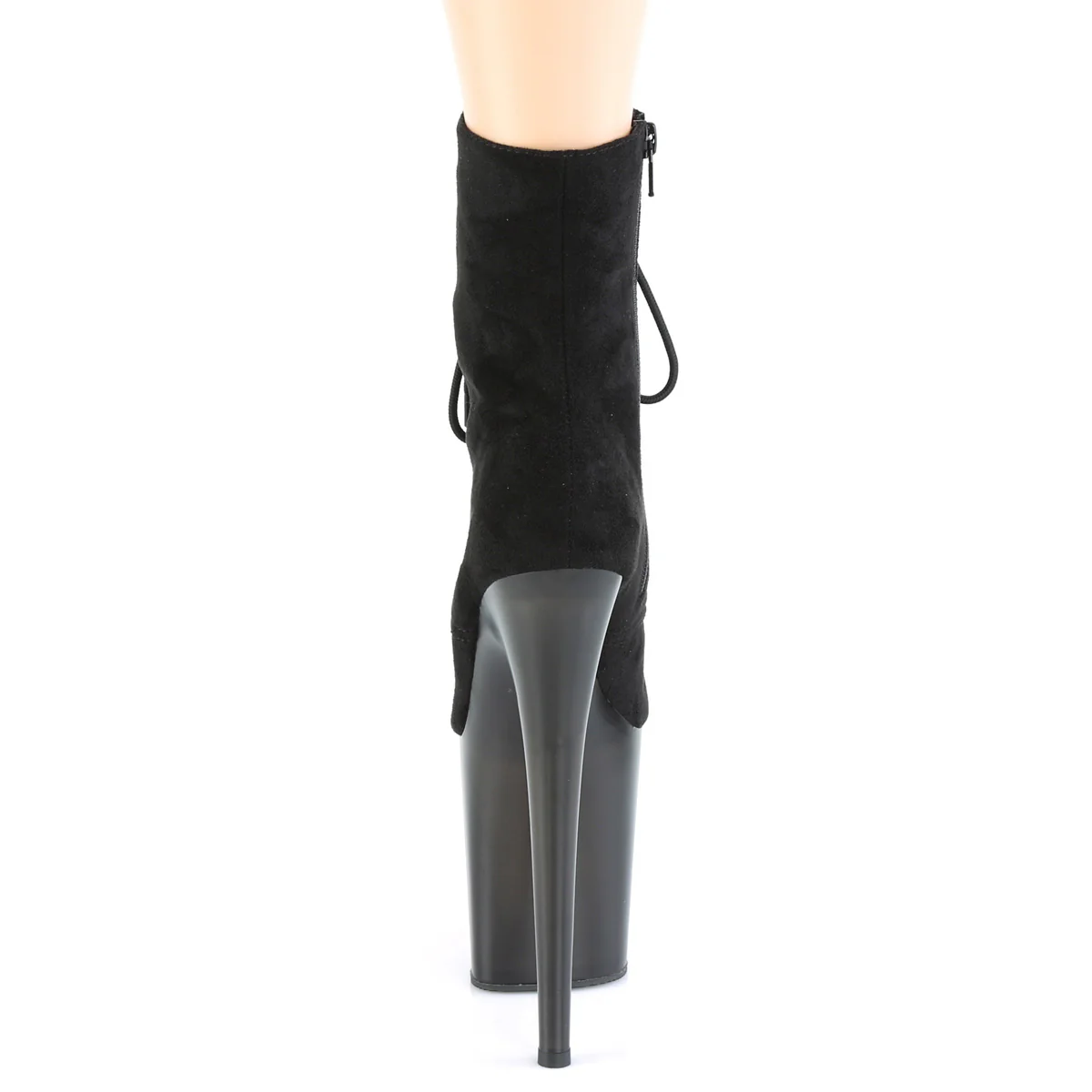 FLAMINGO-1020FST  Black Faux Suede/Frosted Black - Image 4