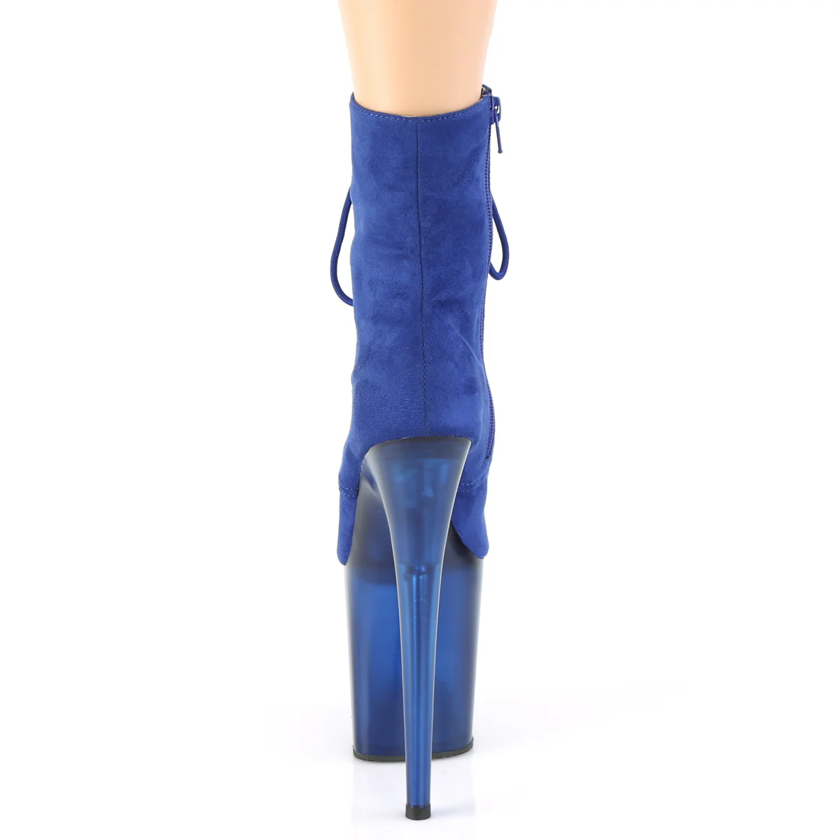 FLAMINGO-1020FST  Royal Blue Faux Suede/Frosted Blue - Image 4