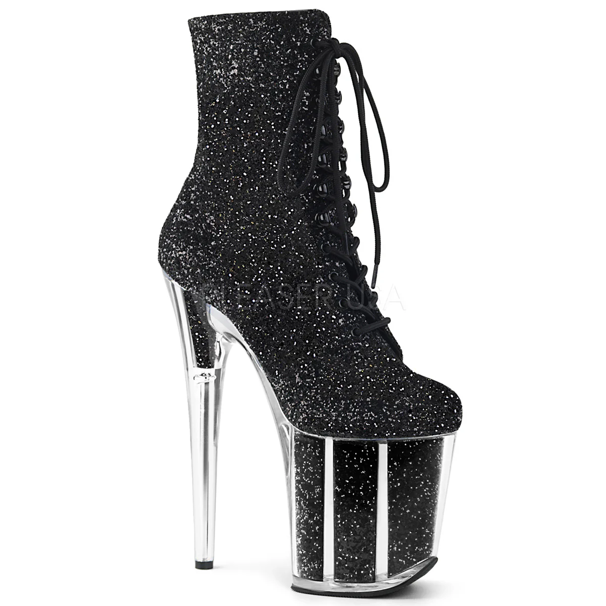 FLAMINGO-1020G Black Glitter/Black Glitter