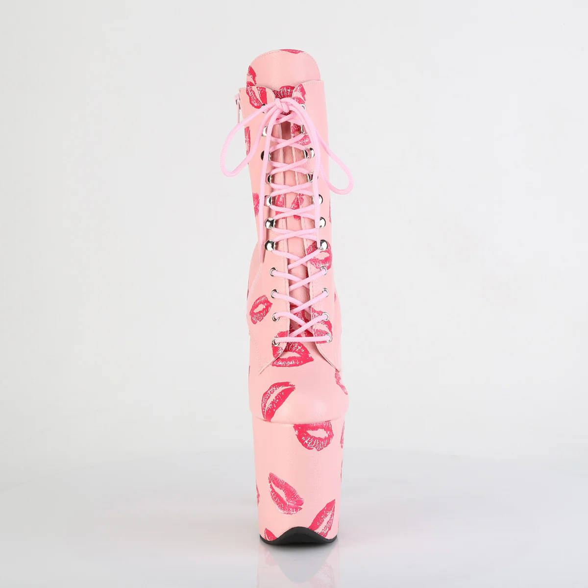 FLAMINGO-1020 KISSES Baby Pink Faux Leather - Image 2