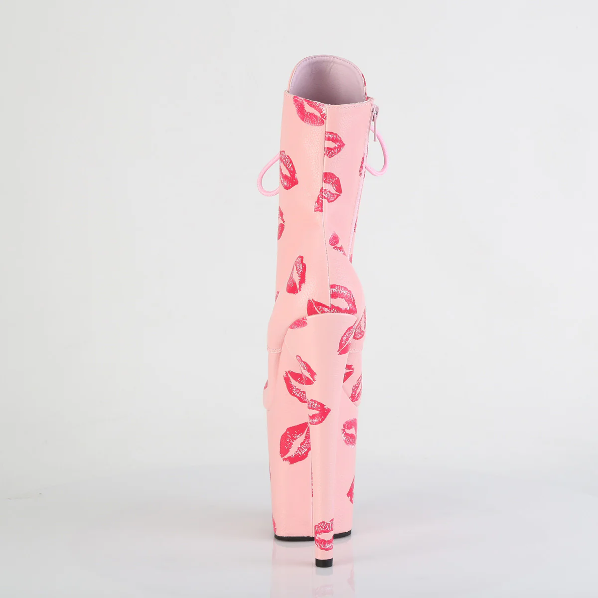 FLAMINGO-1020 KISSES Baby Pink Faux Leather - Image 4