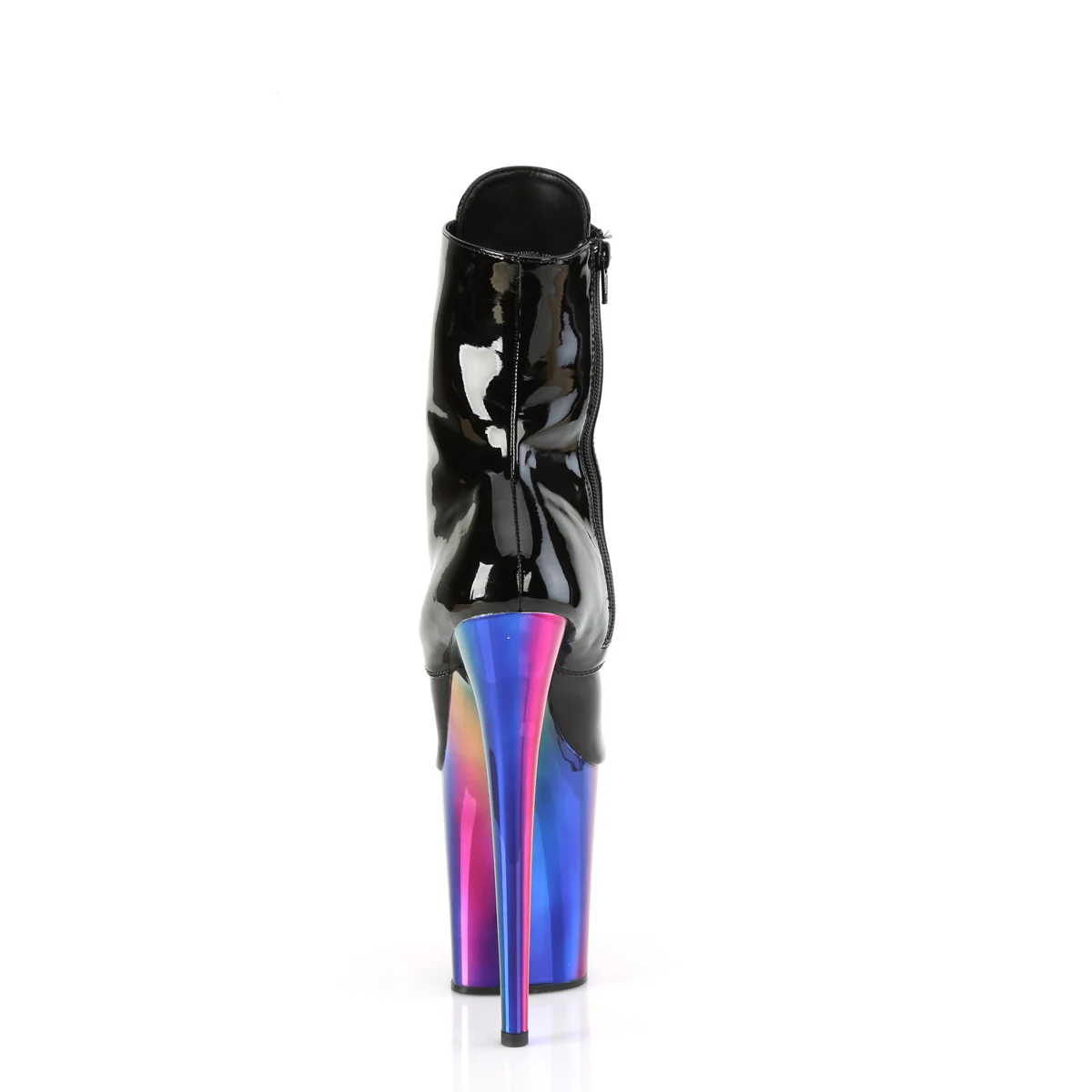 FLAMINGO-1020RC  Black Patent/Rainbow Chrome - Image 4