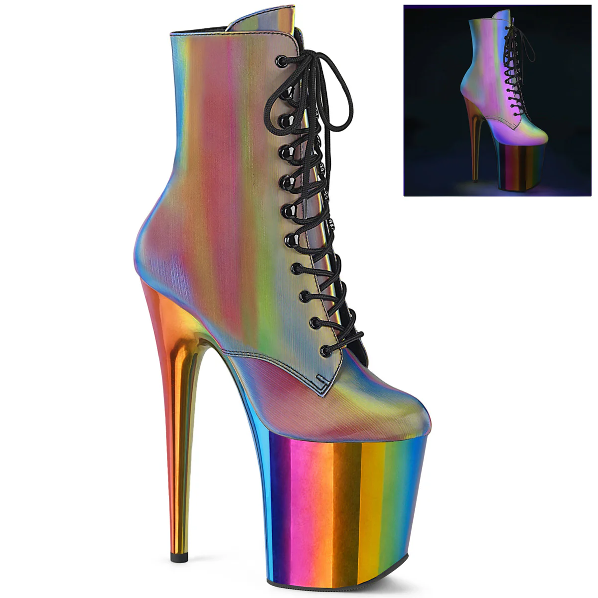 FLAMINGO-1020RC-REFL Rainbow Reflective/Rainbow Chrome