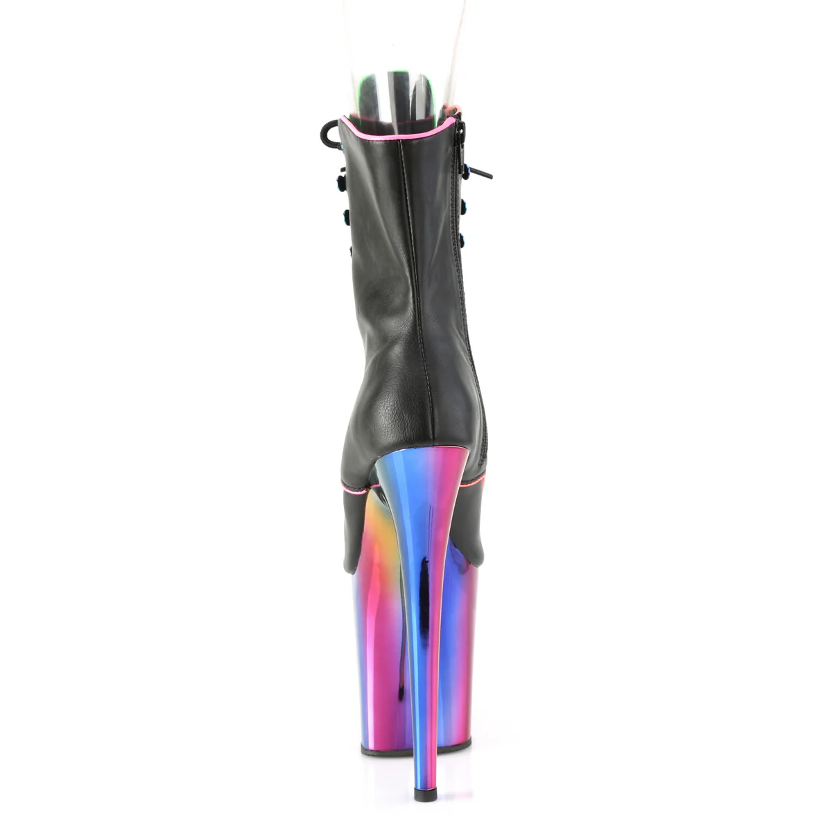 FLAMINGO-1021RC-02 Black Patent/Rainbow Chrome - Image 4