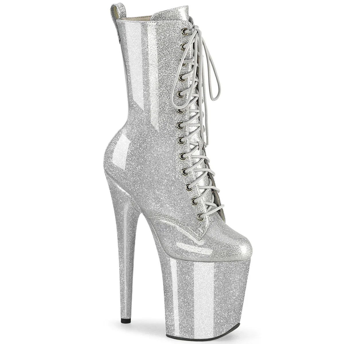 FLAMINGO-1040GP Silver Glitter Patent/M