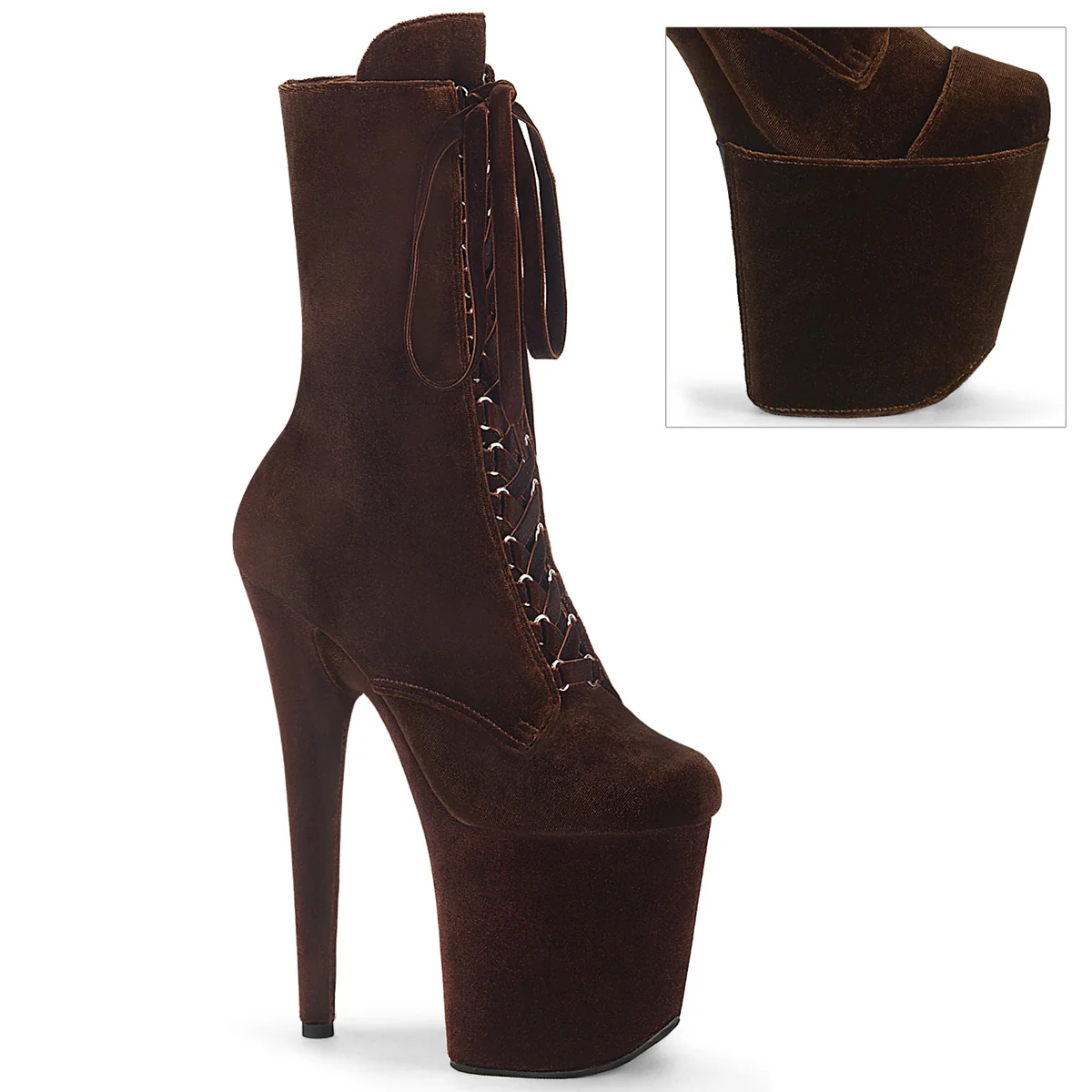 FLAMINGO-1045VEL  Brown Velvet/M