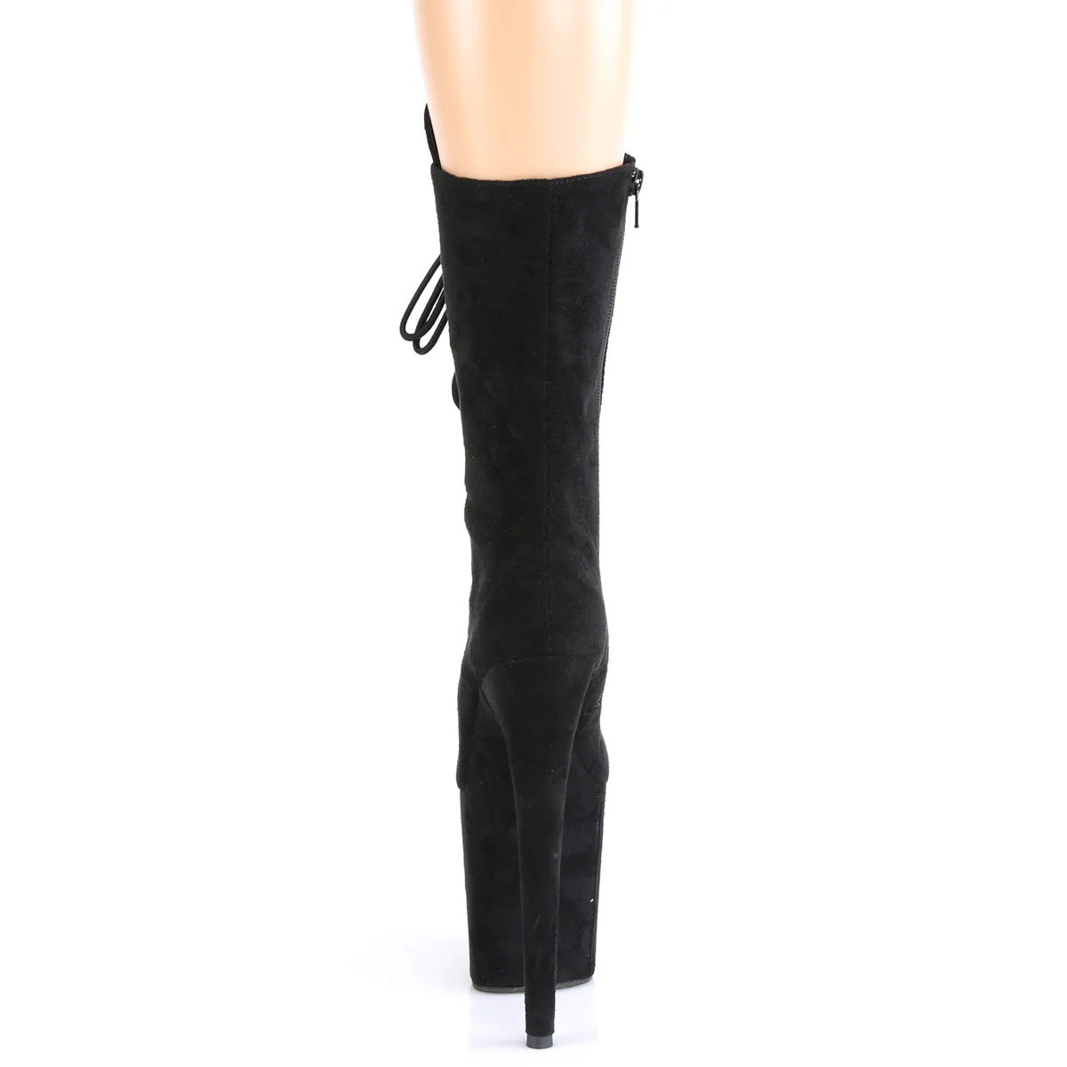 FLAMINGO-1050FS Black Faux Suede/Black Faux Suede - Image 4