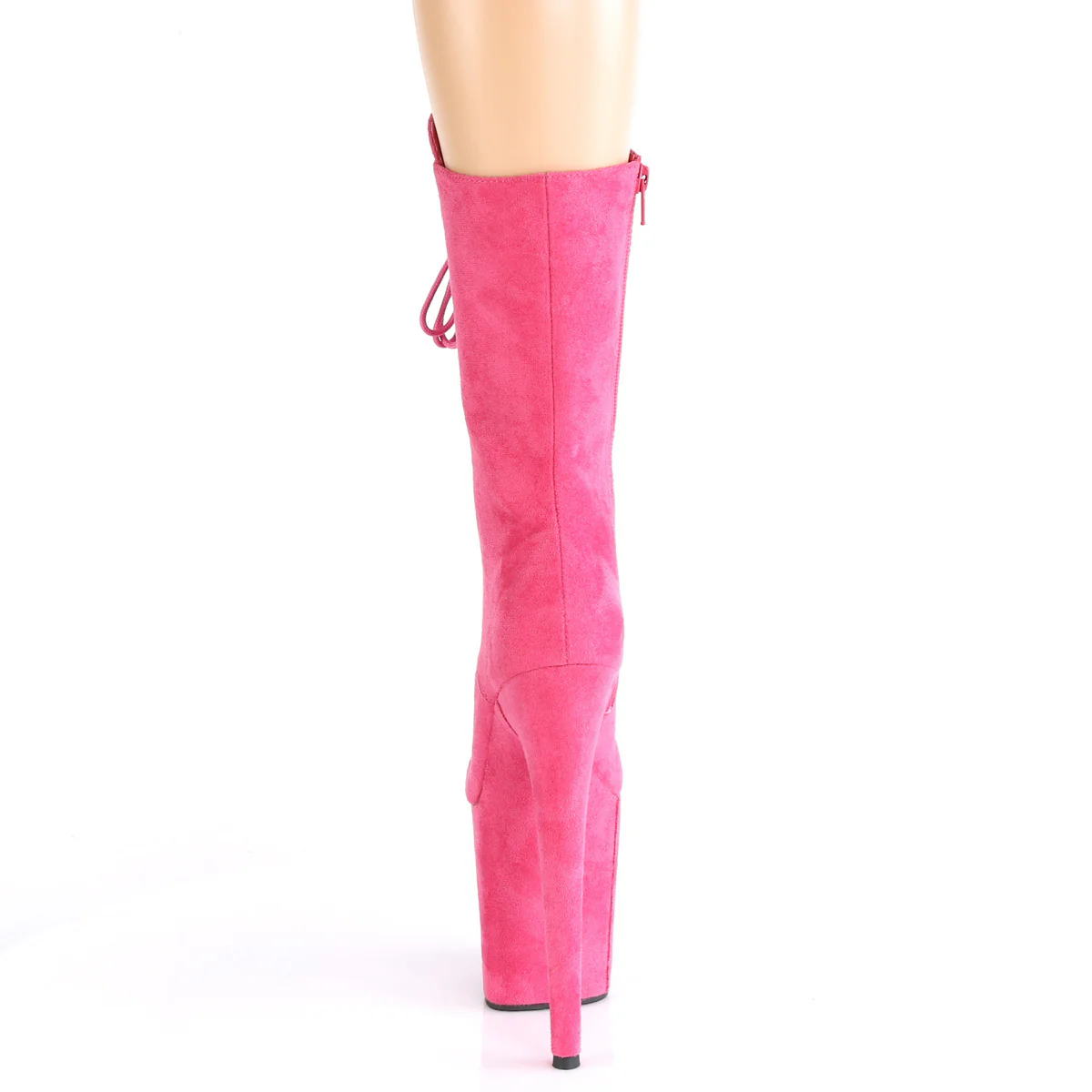 FLAMINGO-1050FS Hot Pink Faux Suede/Hot Pink Faux Suede - Image 4