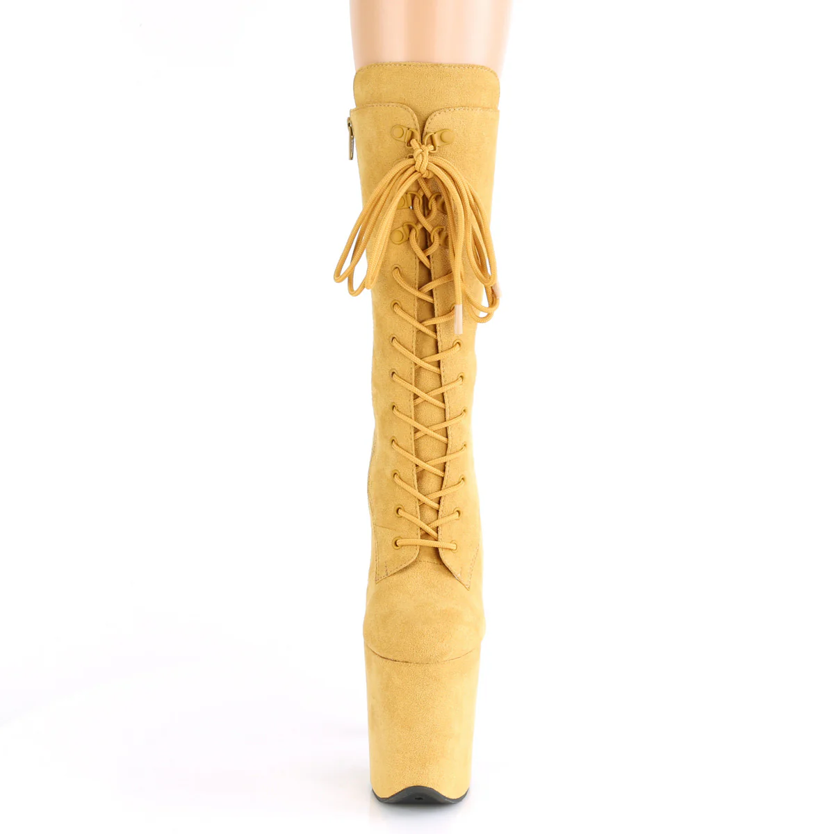 FLAMINGO-1050FS  Mustard Faux Suede/Mustard Faux Suede - Image 2