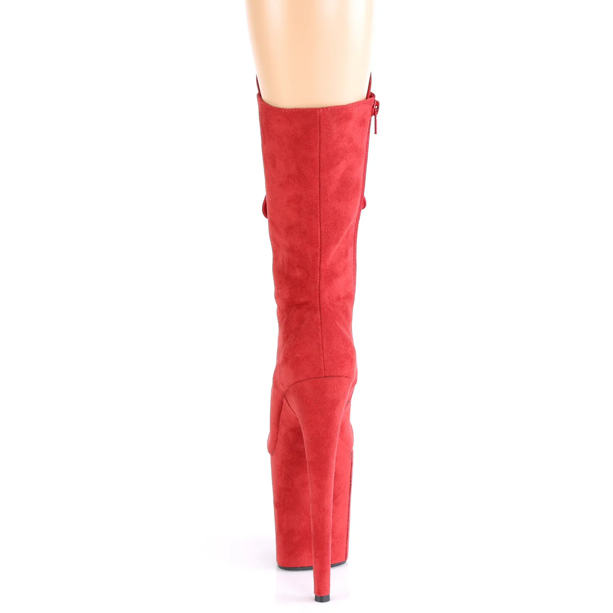 FLAMINGO-1050FS Red Faux Suede/Red Faux Suede - Image 4