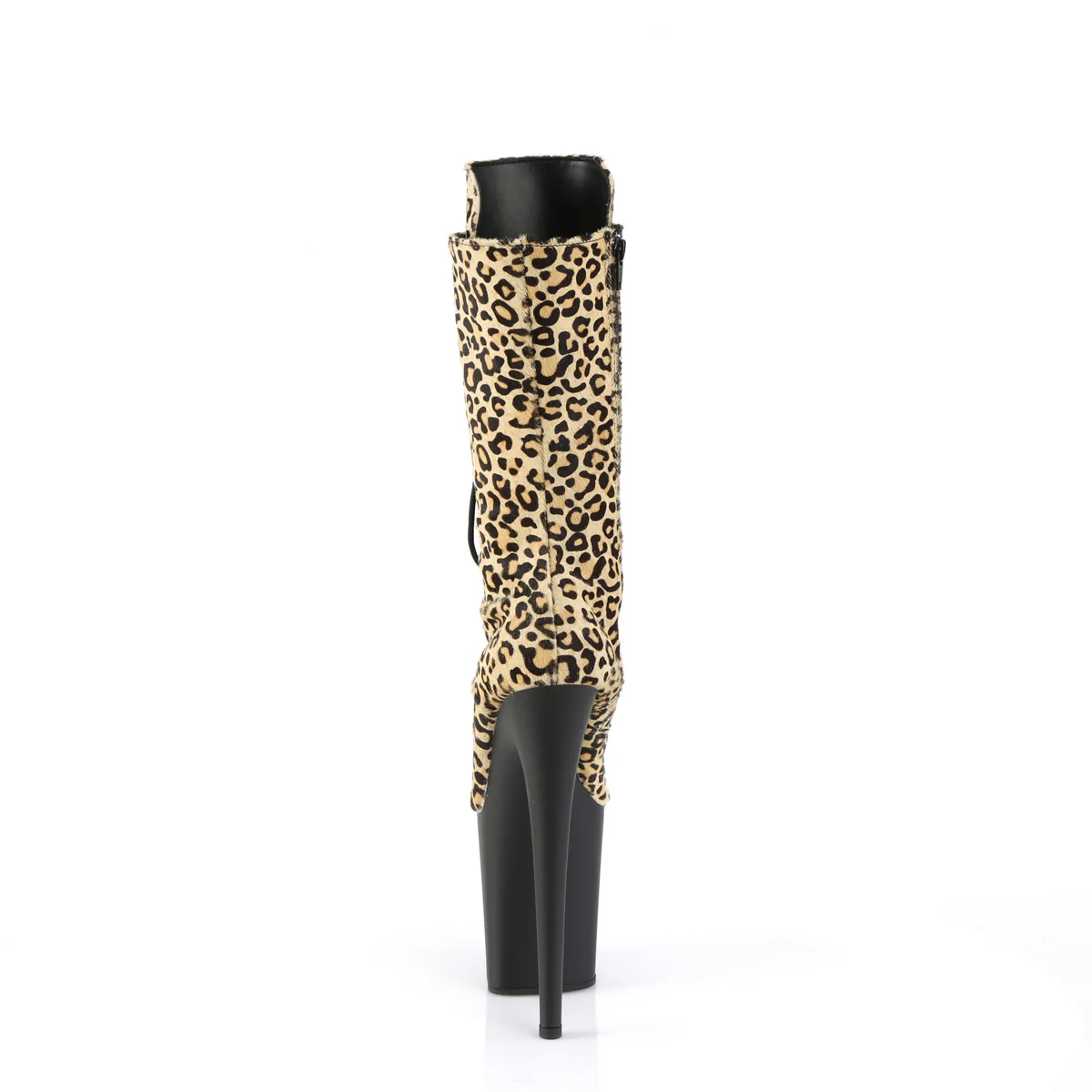 FLAMINGO-1050LP  Leopard Print Pony Hair/Black Matte - Image 4