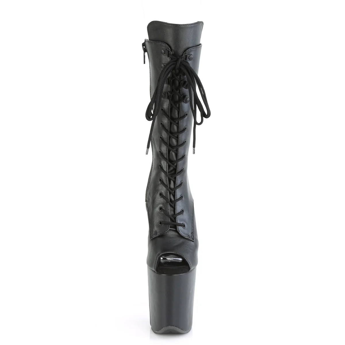 FLAMINGO-1051  Black Faux Leather/Black Faux Leather - Image 2