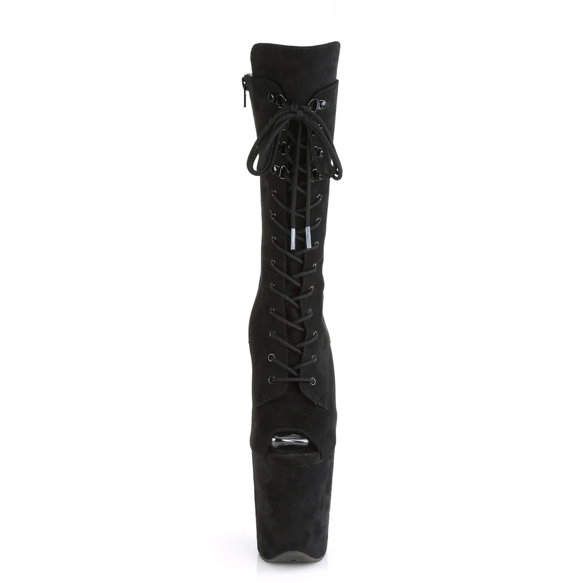 FLAMINGO-1051FS  Black Faux Suede/Black Faux Suede - Image 2