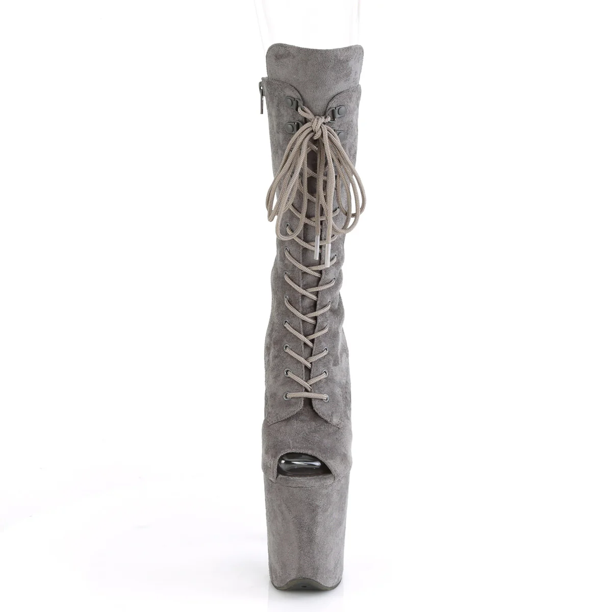 FLAMINGO-1051FS  Grey Faux Suede/Grey Faux Suede - Image 2