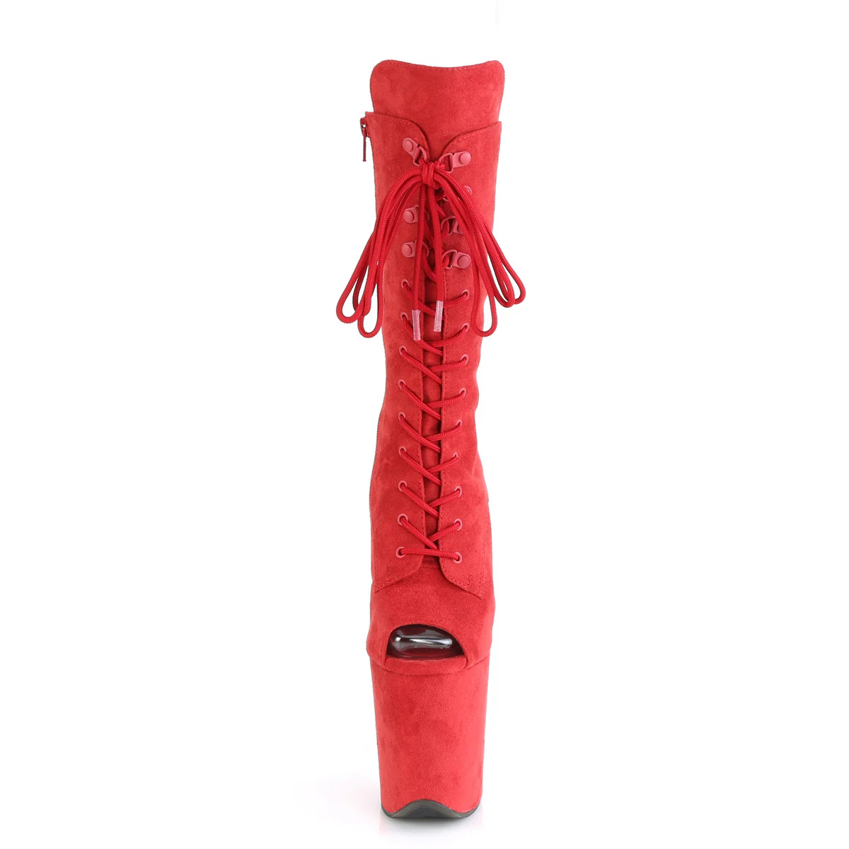 FLAMINGO-1051FS  Red Faux Suede/Red Faux Suede - Image 2