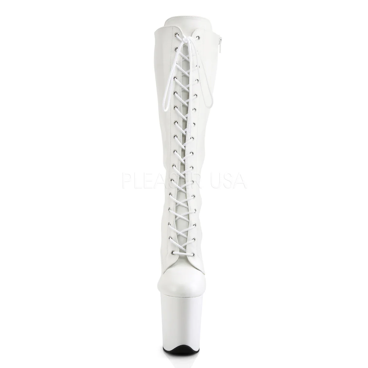 FLAMINGO-2023  White Str Faux Leather/White - Image 2