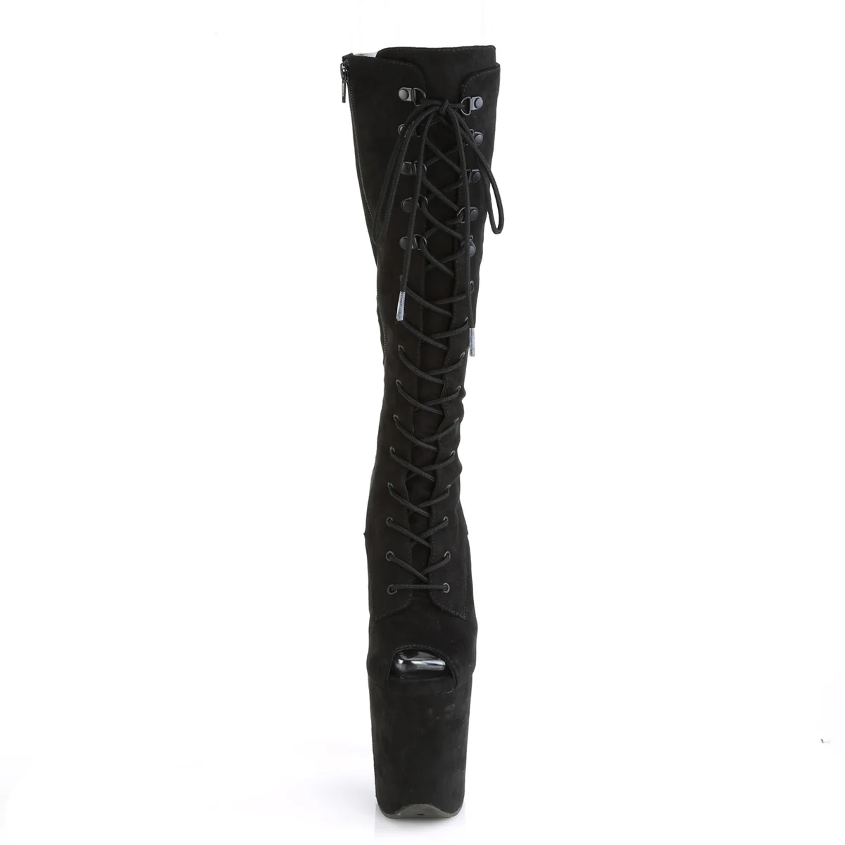 FLAMINGO-2051FS  Black Faux Suede/Black Faux Suede - Image 2