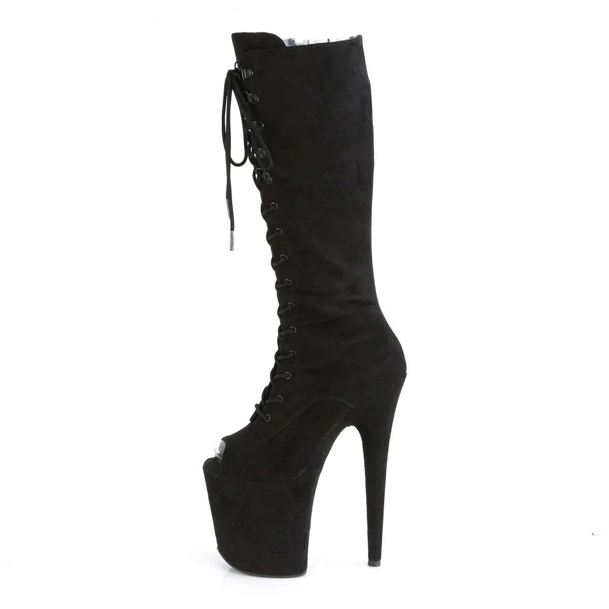 FLAMINGO-2051FS  Black Faux Suede/Black Faux Suede - Image 3
