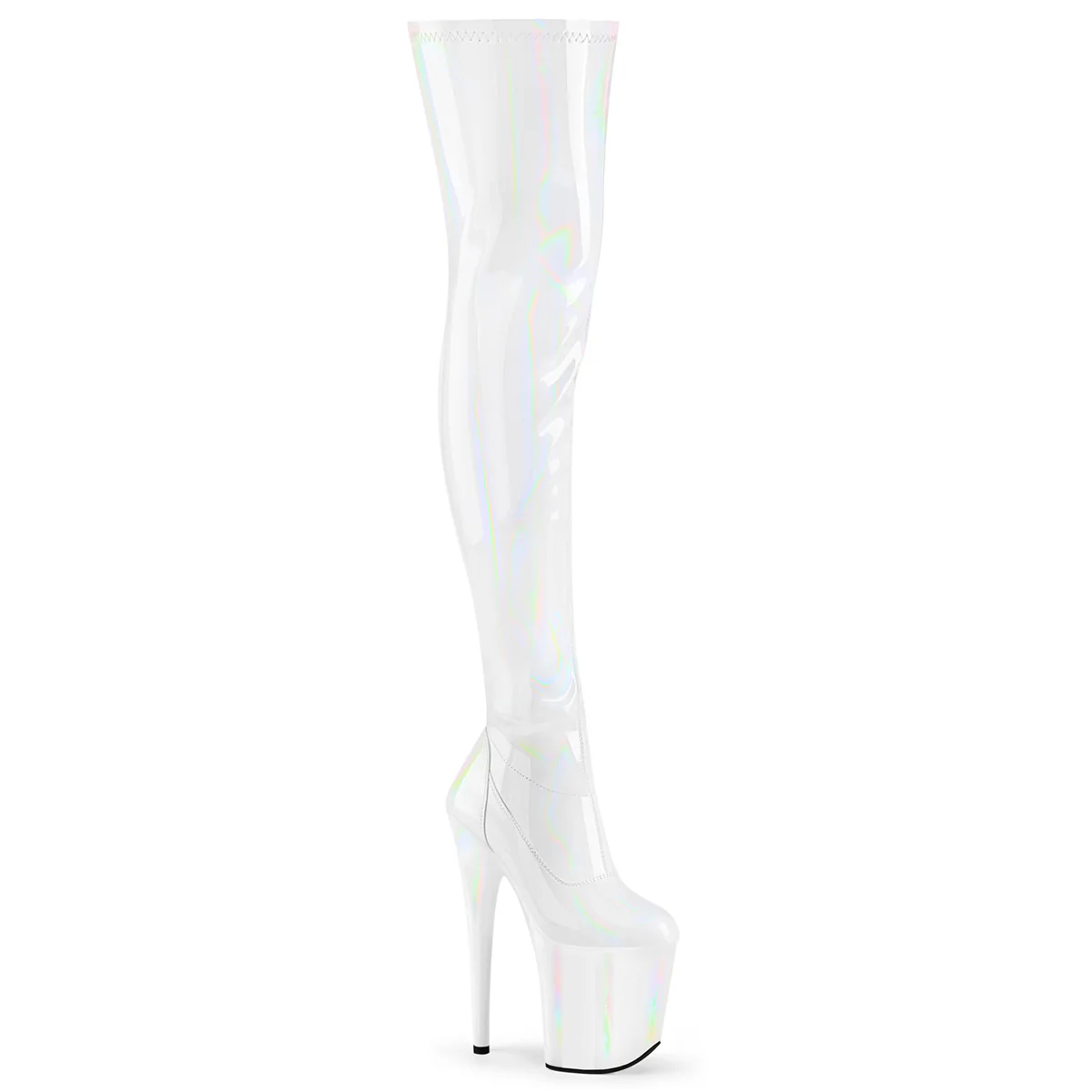 FLAMINGO-3000HWR  White Stretch Holo/White Holo