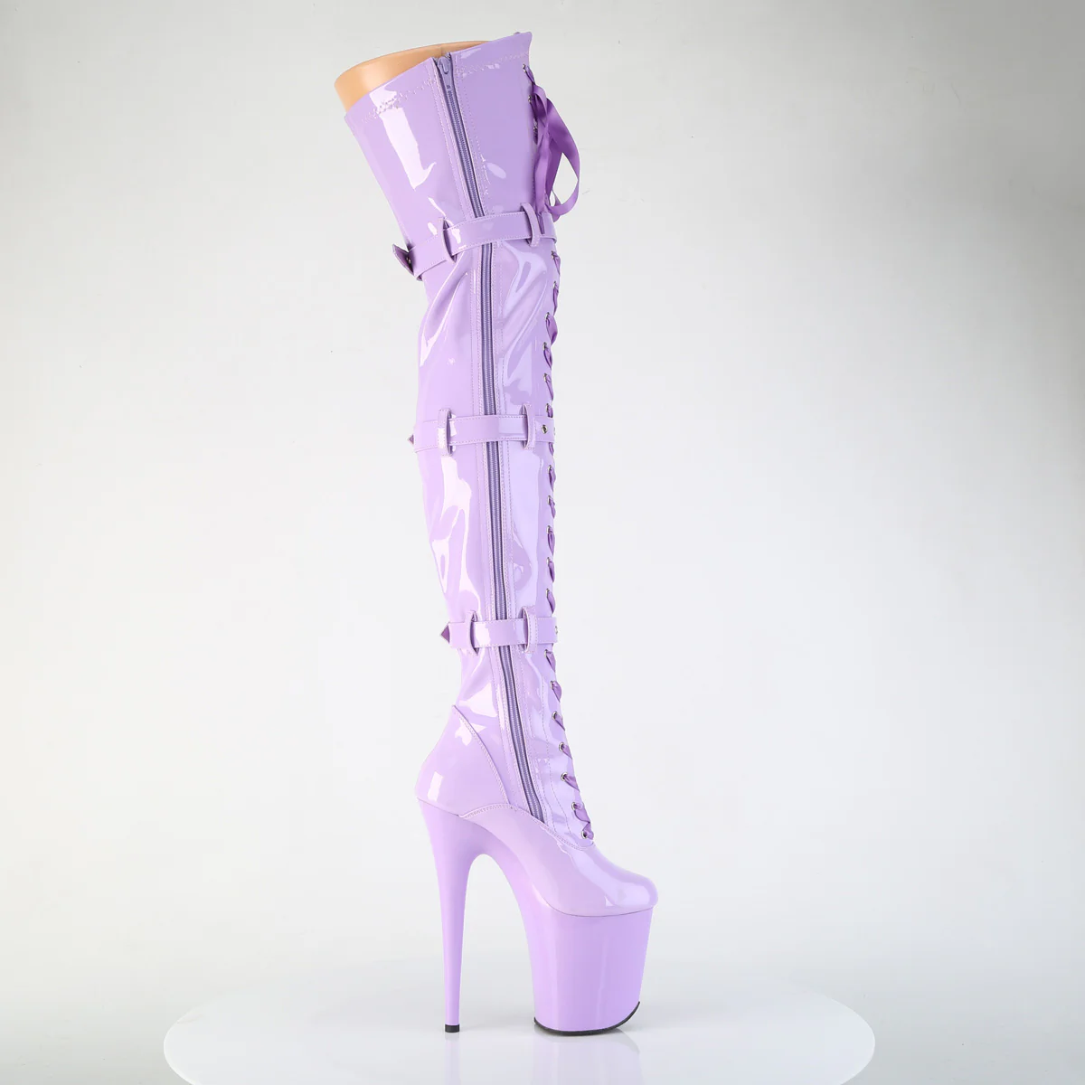 FLAMINGO-3028  Lavender Stretch Patent/Lavender - Image 5