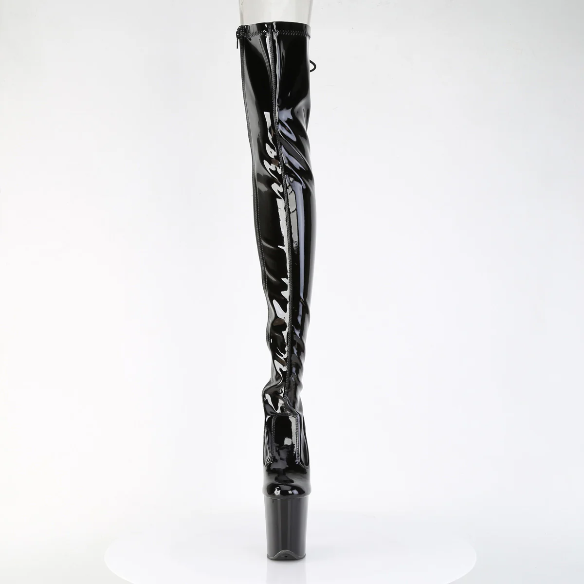 FLAMINGO-3850 Black Stretch Patent/Black - Image 2