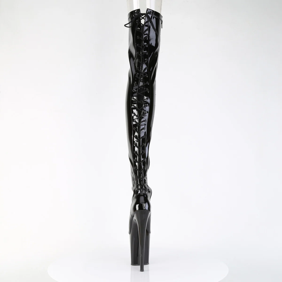 FLAMINGO-3850 Black Stretch Patent/Black - Image 4