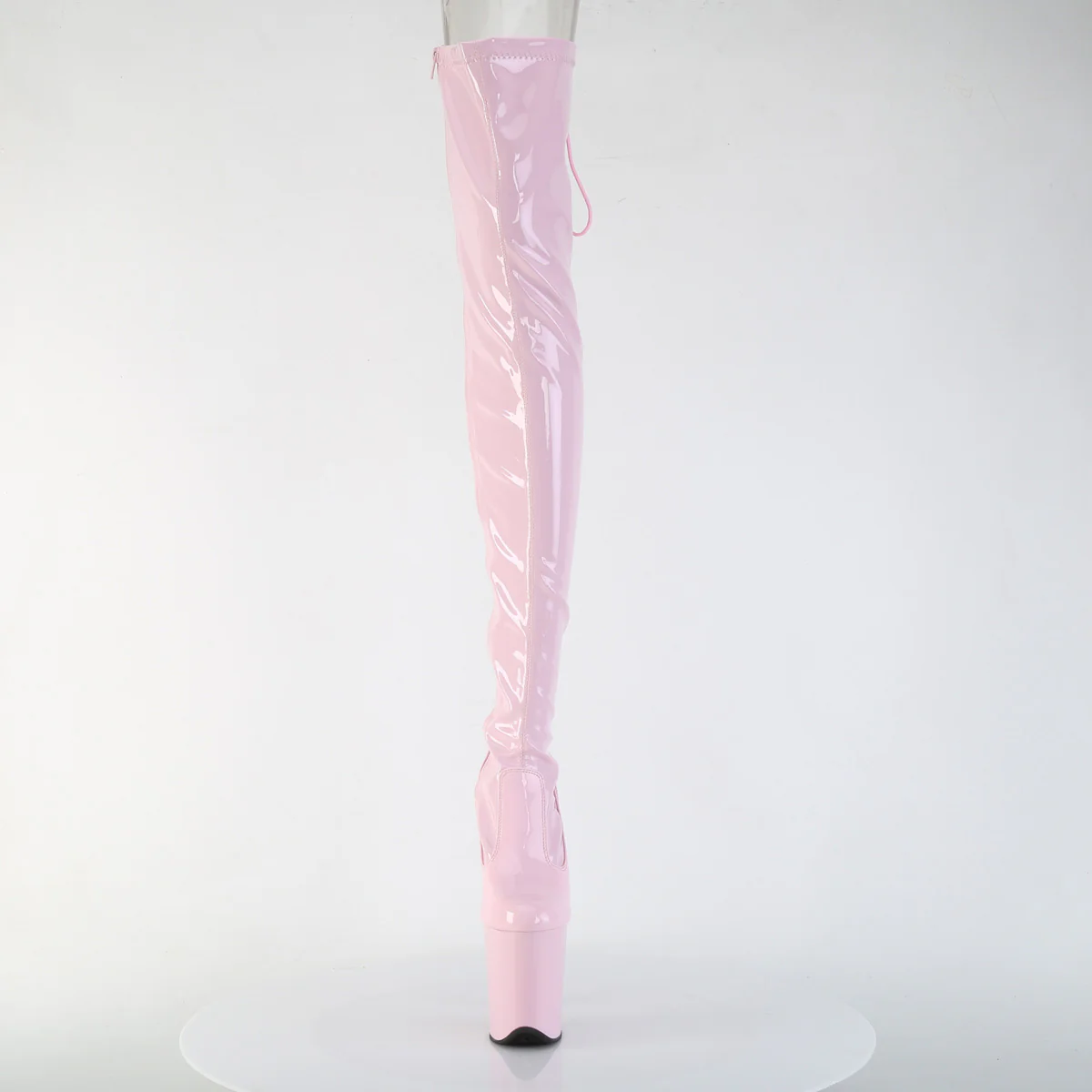 FLAMINGO-3850 Baby Pink Stretch Patent/Baby Pink - Image 2