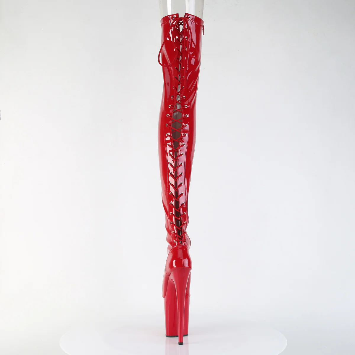 FLAMINGO-3850  Red Stretch Patent/Red - Image 4