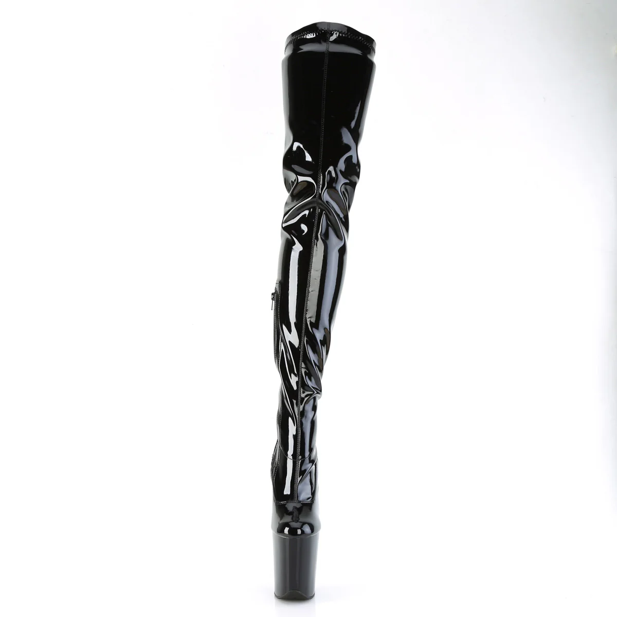 FLAMINGO-4000  Black Stretch Patent/Black - Image 2