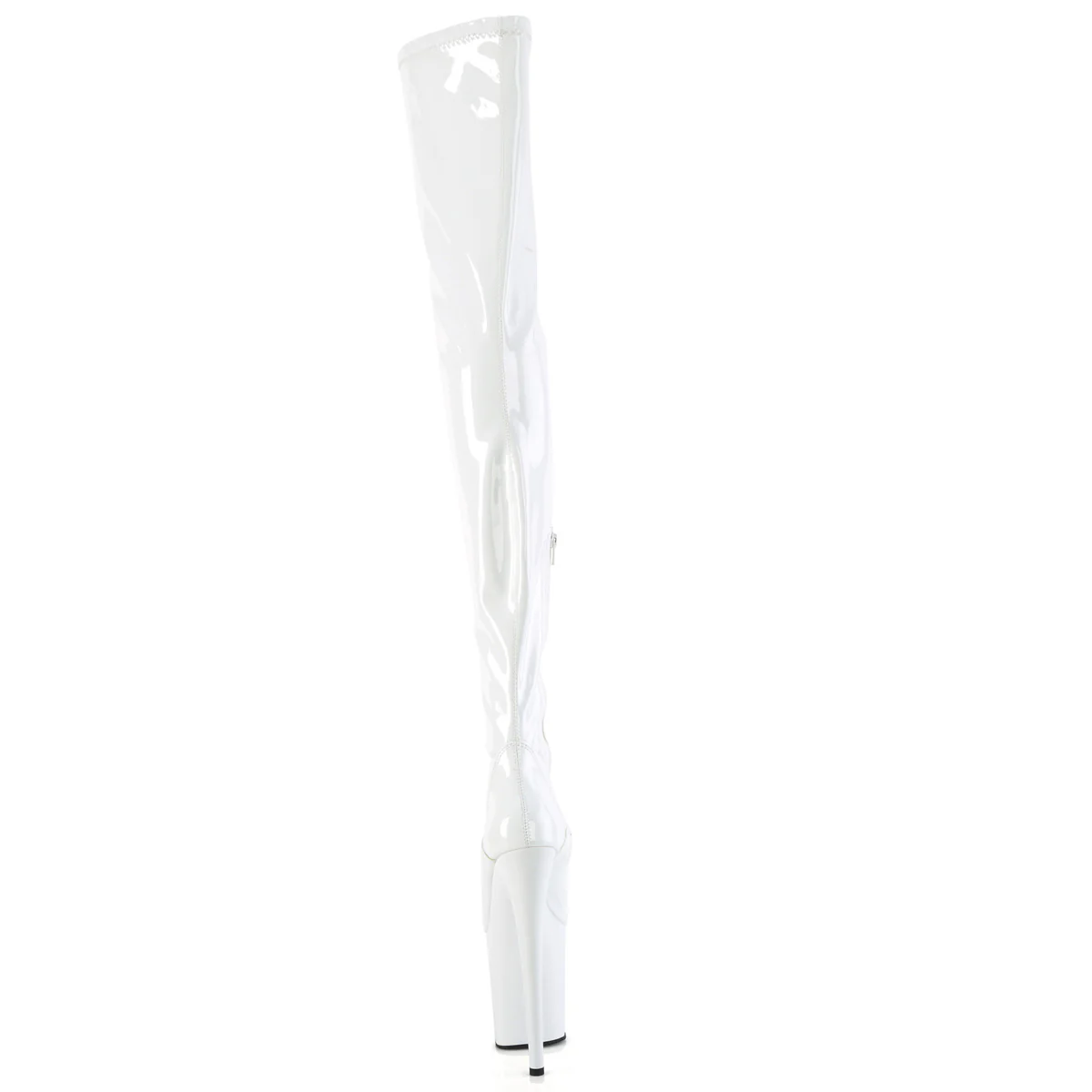 FLAMINGO-4000 White Stretch Patent/White - Image 4