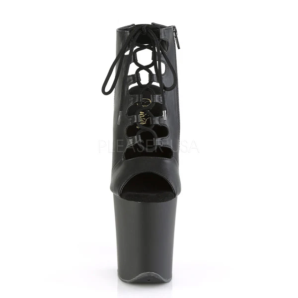 FLAMINGO-800-20 Black Faux Leather/Black Matte - Image 2