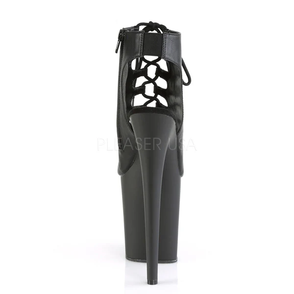 FLAMINGO-800-20 Black Faux Leather/Black Matte - Image 4