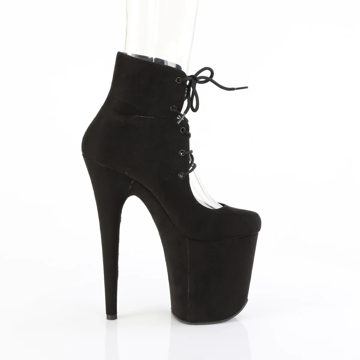 FLAMINGO-800-22  Black Faux Suede/Black Faux Suede - Image 5