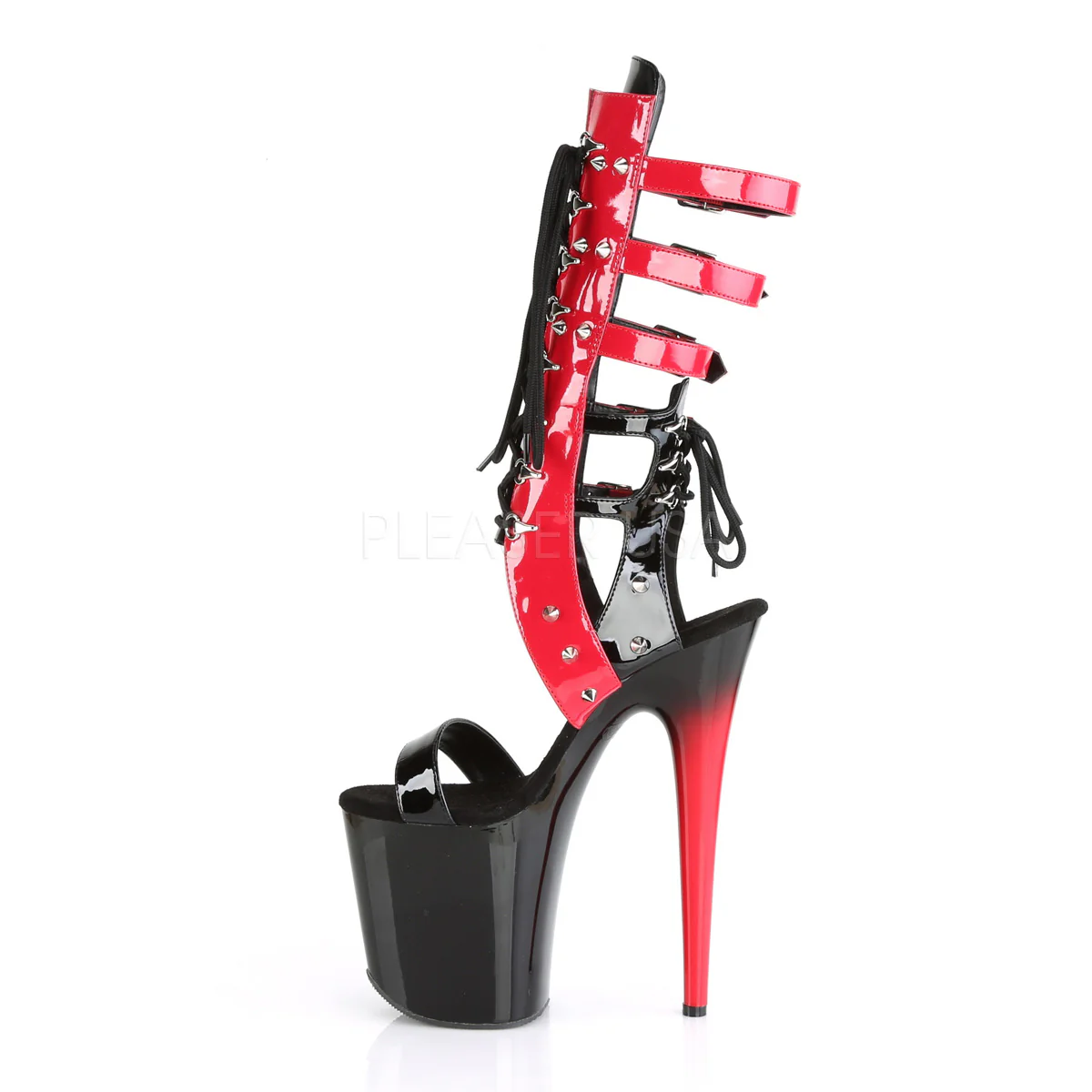 FLAMINGO-800-38  Black-Red Patent/Black-Red - Image 2