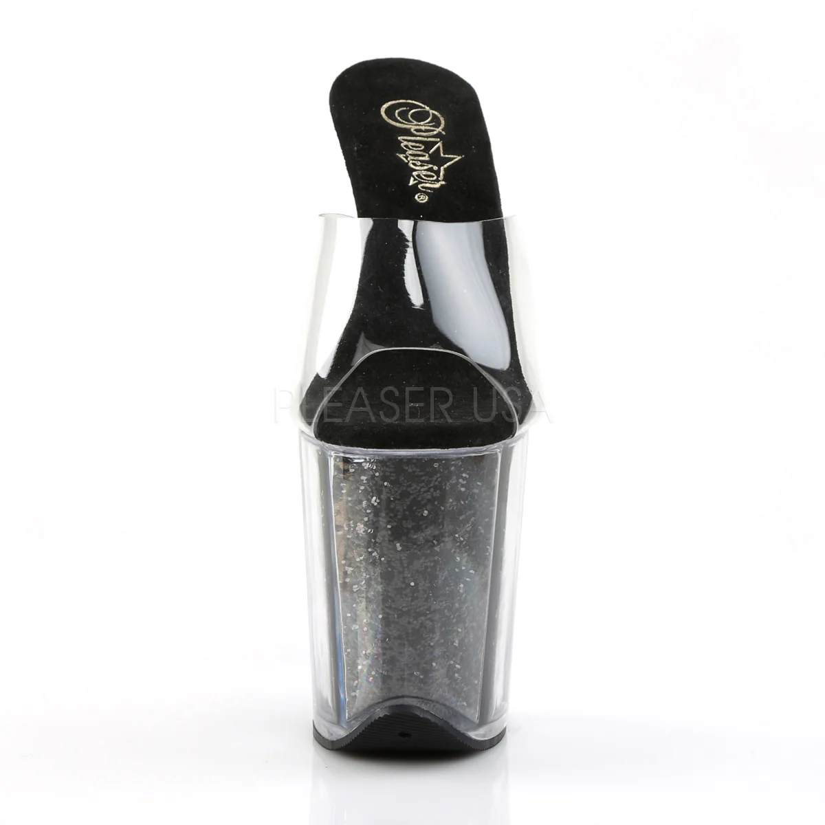 FLAMINGO-801G Clear/Black Glitter - Image 2