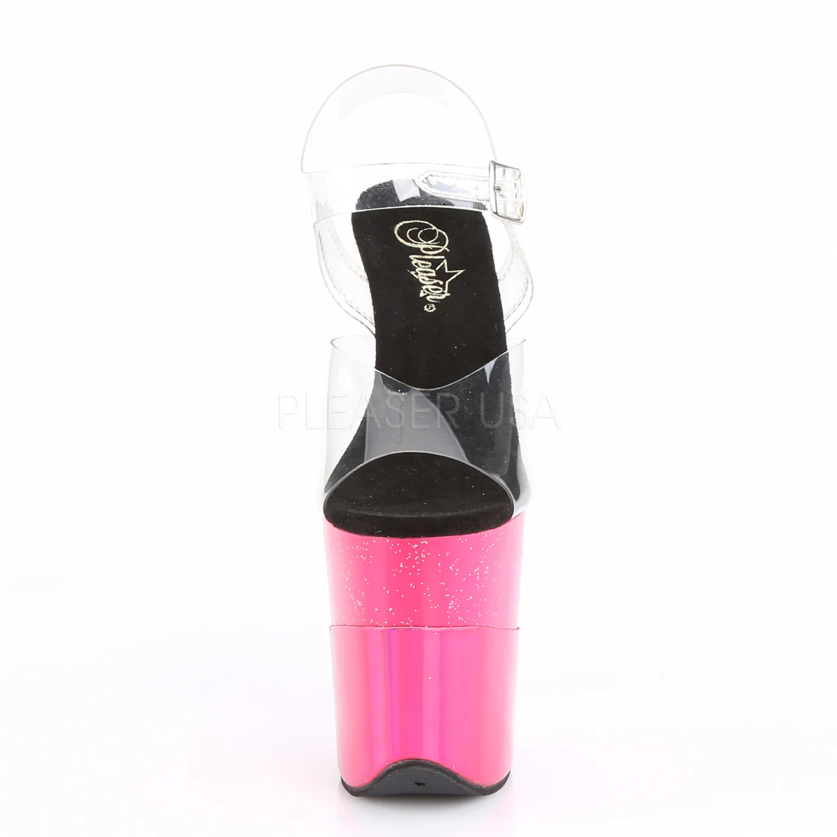 FLAMINGO-808-2HGM  Clear/Fuchsia Glitter-Hologram - Image 2