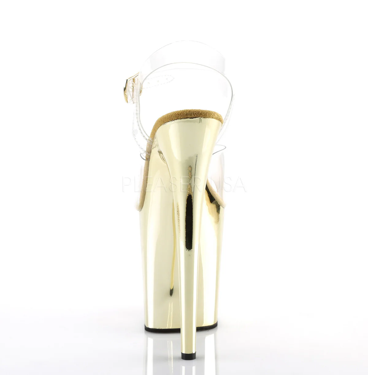 FLAMINGO-808  Clear/Gold Chrome - Image 4