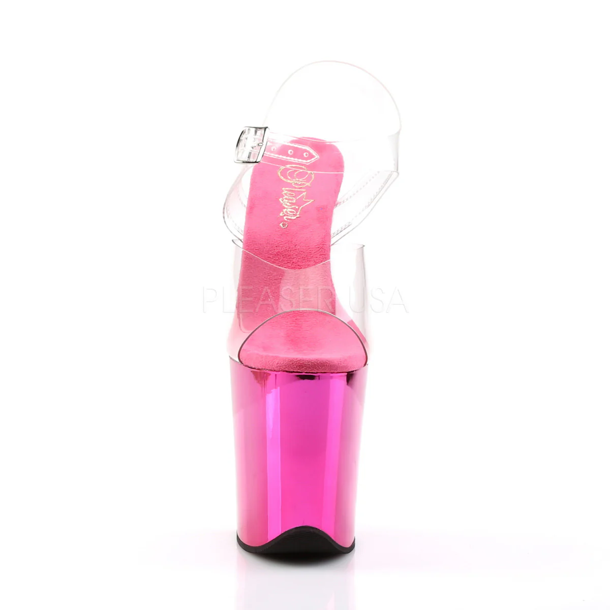 FLAMINGO-808  Clear/Hot Pink Chrome - Image 2