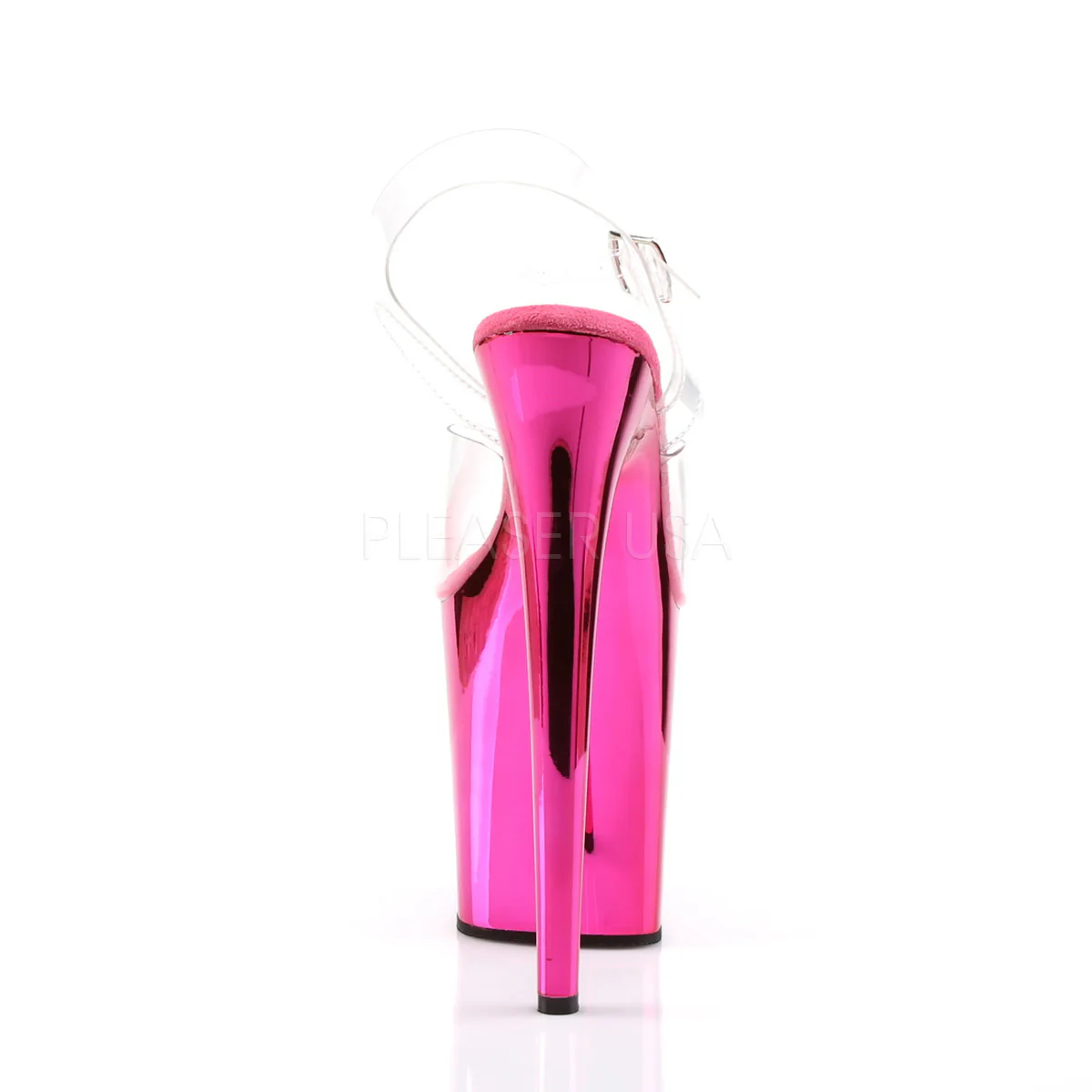 FLAMINGO-808  Clear/Hot Pink Chrome - Image 4