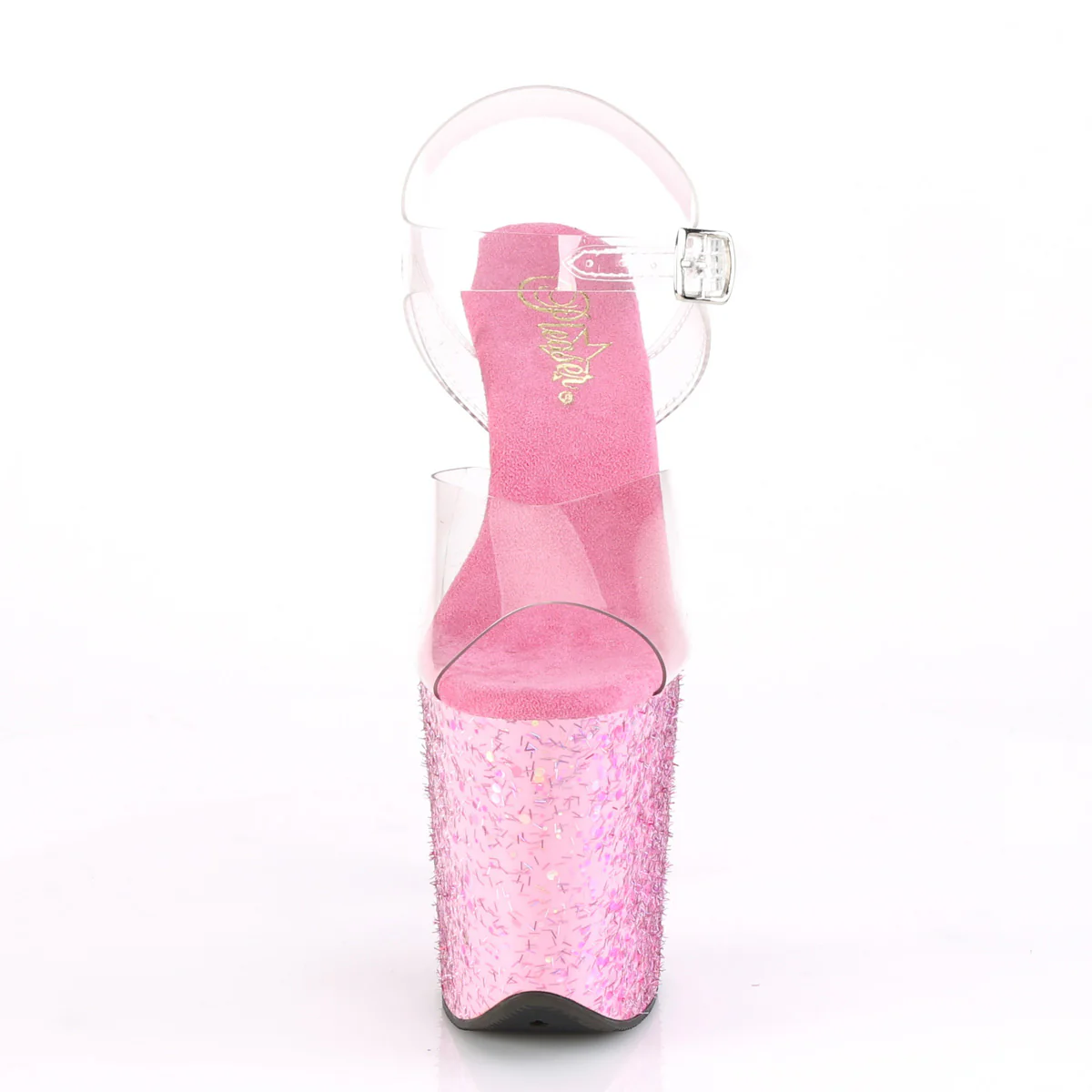 FLAMINGO-808CF  Clear/Pink Confetti - Image 2