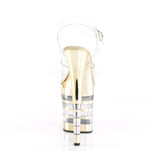 FLAMINGO-808CHLN Clear/Gold Chrome - Image 4