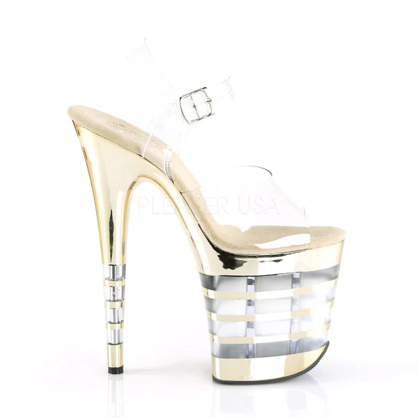 FLAMINGO-808CHLN Clear/Gold Chrome - Image 5