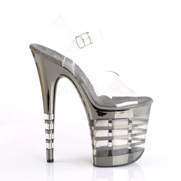 FLAMINGO-808CHLN Clear/Pewter Chrome - Image 5